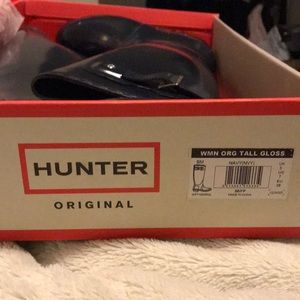 Hunter boots (navy)